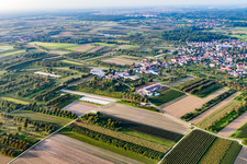 Aerial view of District Zusenhofen in Oberkirch in the state Baden-Wuerttemberg, Germany