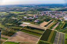 Aerial photograpy of District Zusenhofen in Oberkirch in the state Baden-Wuerttemberg, Germany