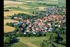 Rohrbach in the state Rhineland-Palatinate, Germany from above