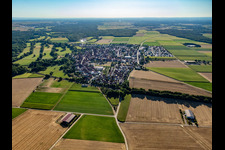 Steinweiler in the state Rhineland-Palatinate, Germany out of the air