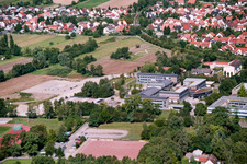 Aerial photograpy of IGS in Kandel in the state Rhineland-Palatinate, Germany